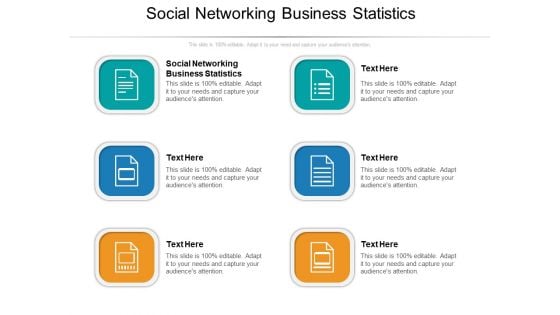 Social Networking Business Statistics Ppt PowerPoint Presentation Professional Show Cpb Pdf