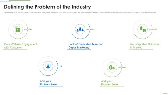 Social Networks Marketing Agency Investor Financing Elevator Pitch Deck Defining The Problem Of The Industry Introduction PDF Social Networks Marketing Agency Investor Financing Elevator Pitch Deck Defining The Problem Of The Industry Introduction PDF