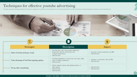 Social Networks Marketing To Improve Techniques For Effective Youtube Advertising Diagrams PDF