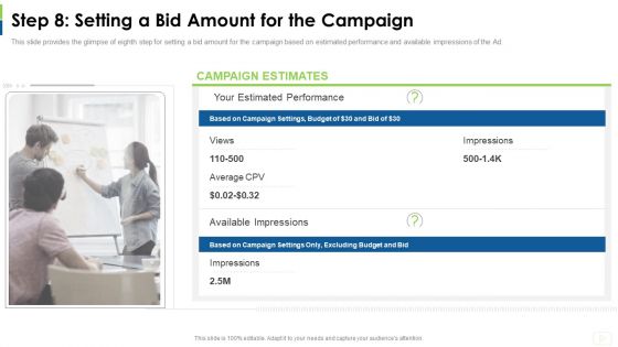 Social Platform As Profession Step 8 Setting A Bid Amount For The Campaign Ppt Icon Inspiration PDF