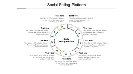Social Selling Platform Ppt PowerPoint Presentation Gallery Demonstration Cpb
