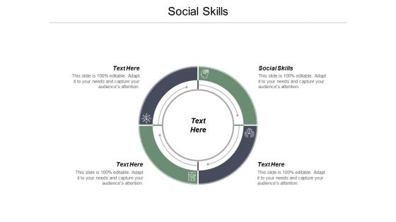 Social Skills Ppt PowerPoint Presentation Infographics Slide Portrait Cpb