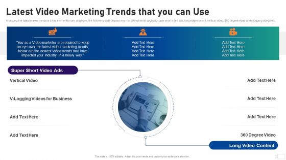 Social Video Advertising Playbook Latest Video Marketing Trends That You Can Use Ppt Portfolio Slideshow PDF Social Video Advertising Playbook Latest Video Marketing Trends That You Can Use Ppt Portfolio Slideshow PDF