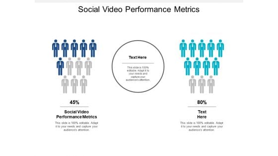 Social Video Performance Metrics Ppt PowerPoint Presentation Infographics Brochure Cpb