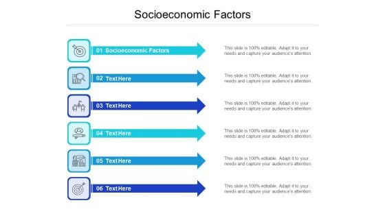 Socioeconomic Factors Ppt PowerPoint Presentation Gallery Designs Download Cpb Pdf