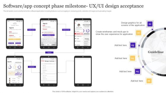Software App Concept Phase Milestone UX UI Design Acceptance Playbook For Enterprise Software Organization Mockup PDF Software App Concept Phase Milestone UX UI Design Acceptance Playbook For Enterprise Software Organization Mockup PDF
