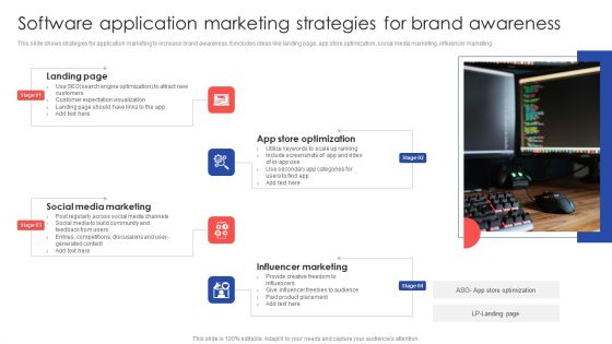 Software Application Marketing Strategies For Brand Awareness Mockup PDF Software Application Marketing Strategies For Brand Awareness Mockup PDF