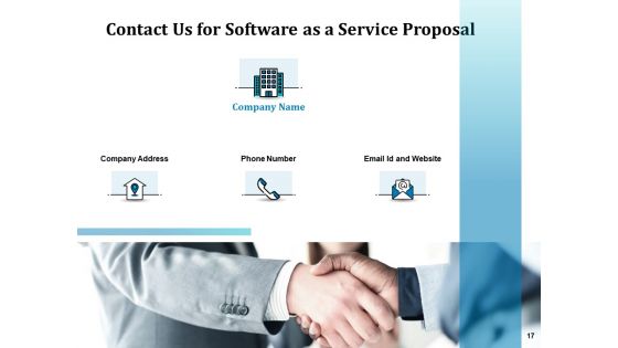 Software As A Service Proposal Ppt PowerPoint Presentation Complete Deck With Slides