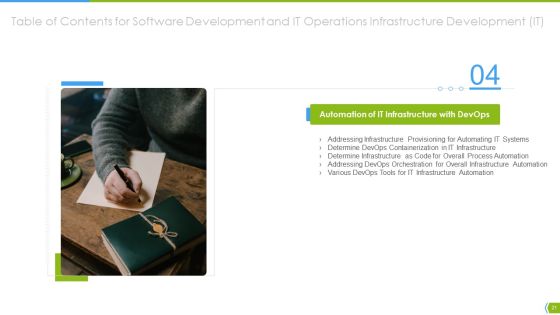 Software Development And IT Operations Infrastructure Development IT Ppt PowerPoint Presentation Complete Deck With Slides Slide21