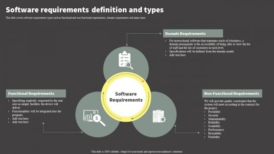 Software Development Life Cycle Planning Software Requirements Definition And Types Background PDF Software Development Life Cycle Planning Software Requirements Definition And Types Background PDF