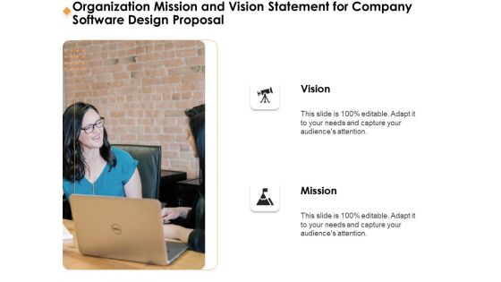 Software Development Organization Mission And Vision Statement For Company Software Design Demonstration PDF