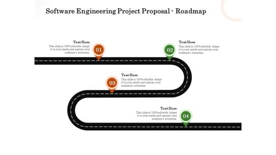 Software Engineering Project Proposal Roadmap Ppt Professional Structure PDF