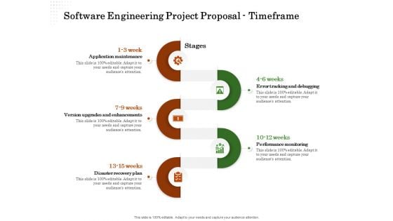 Software Engineering Project Proposal Timeframe Ppt Inspiration Display PDF