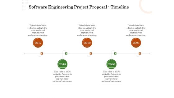 Software Engineering Project Proposal Timeline Ppt Infographic Template Backgrounds PDF