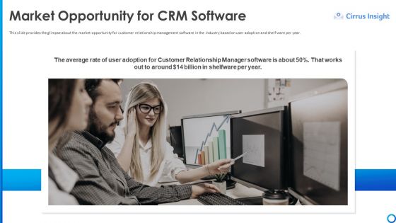 Software Funding Elevator Pitch Deck Market Opportunity For CRM Software Ppt Ideas Layout Ideas PDF Software Funding Elevator Pitch Deck Market Opportunity For CRM Software Ppt Ideas Layout Ideas PDF