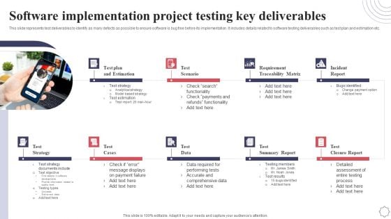 Software Implementation Project Testing Key Deliverables Application Deployment Project Plan Designs PDF Software Implementation Project Testing Key Deliverables Application Deployment Project Plan Designs PDF
