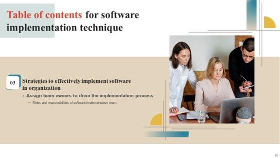 Software Implementation Technique Ppt PowerPoint Presentation Complete Deck With Slides Slide19