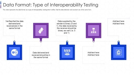 Software Interoperability Examination IT Data Format Type Of Interoperability Testing Ppt Infographics Clipart PDF