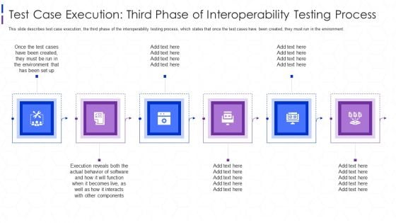 Software Interoperability Examination IT Test Case Execution Third Phase Ppt Ideas Skills PDF