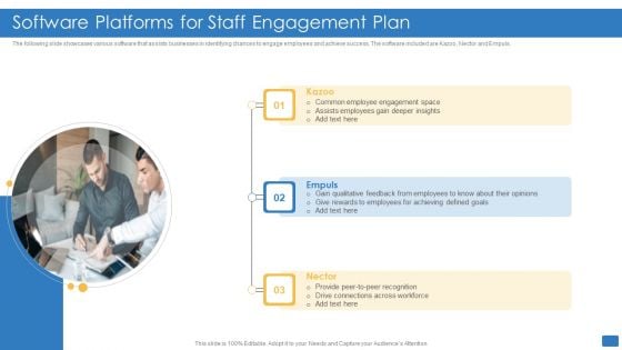 Software Platforms For Staff Engagement Plan Topics PDF