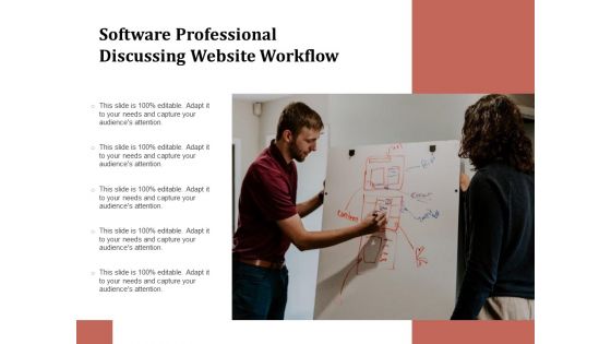 Software Professional Discussing Website Workflow Ppt PowerPoint Presentation File Good PDF