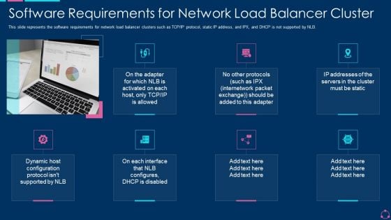 Software Requirements For Network Load Balancer Cluster Ppt Gallery Aids PDF