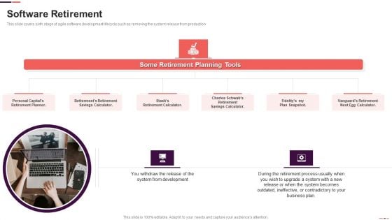 Software Retirement Agile Project Management Structure Ppt File Samples PDF