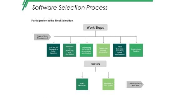 Software Selection Process Ppt PowerPoint Presentation Background Images
