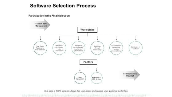 Software Selection Process Ppt PowerPoint Presentation Professional Icons