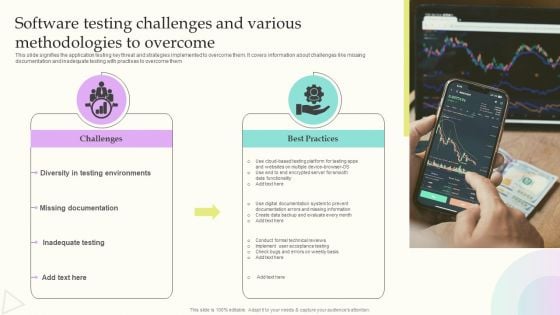 Software Testing Challenges And Various Methodologies To Overcome Structure PDF