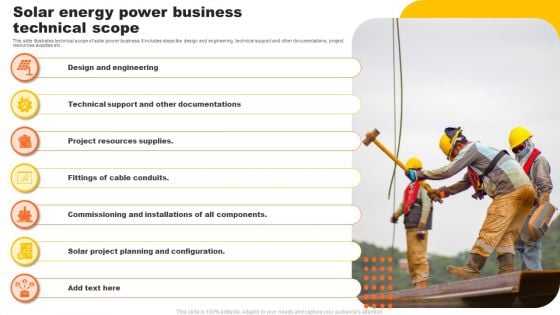 Solar Energy Power Business Technical Scope Inspiration PDF Solar Energy Power Business Technical Scope Inspiration PDF