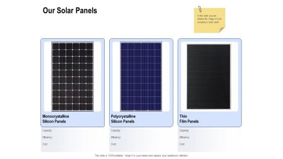 Solar Panel Maintenance Our Solar Panels Ppt Portfolio Deck PDF