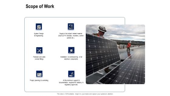 Solar Panel Maintenance Scope Of Work Ppt Professional Design Templates PDF