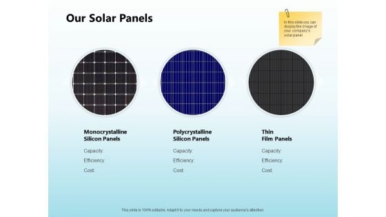Solar Power Plant Technical Our Solar Panels Ppt Professional Graphics Pictures PDF
