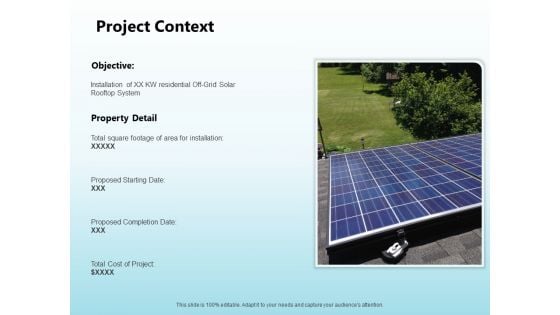 Solar Power Plant Technical Project Context Ppt Styles Summary PDF