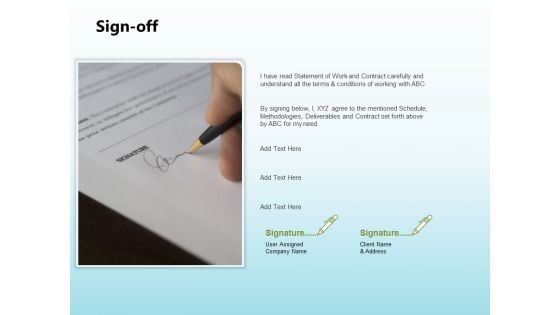 Solar Power Plant Technical Sign Off Ppt Summary Slides PDF