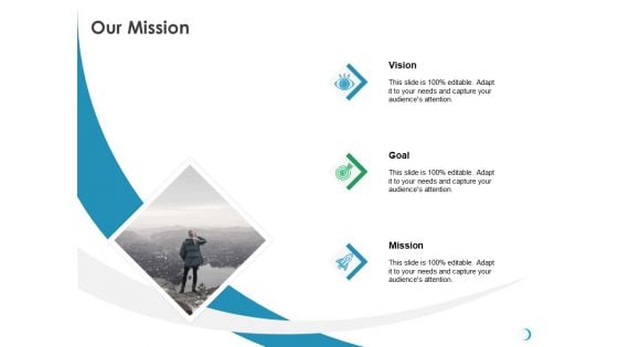 Solar System Implementation And Support Service Our Mission Ppt Infographics Grid PDF