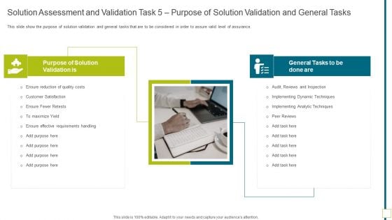 Solution Assessment And Validation Task 5 Purpose Of Solution Validation Professional PDF