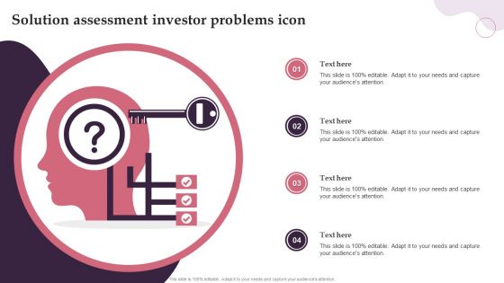 Solution Assessment Investor Problems Icon Microsoft PDF