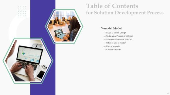 Solution Development Process Ppt PowerPoint Presentation Complete Deck With Slides Slide45