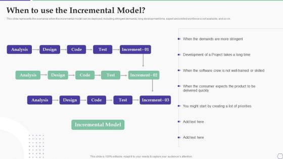 Solution Development Process When To Use The Incremental Model Topics PDF Solution Development Process When To Use The Incremental Model Topics PDF