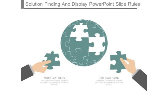 Solution Finding And Display Powerpoint Slide Rules