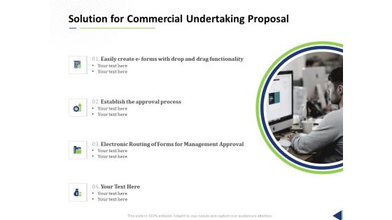 Solution For Commercial Undertaking Proposal Ppt Pictures Sample PDF