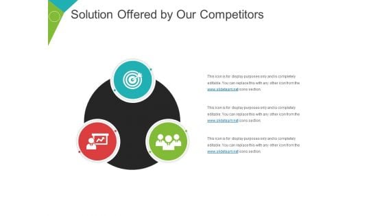 Solution Offered By Our Competitors Ppt PowerPoint Presentation Show Aids