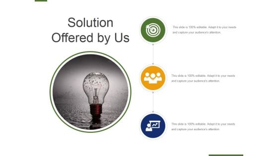 Solution Offered By Us Ppt PowerPoint Presentation File Deck