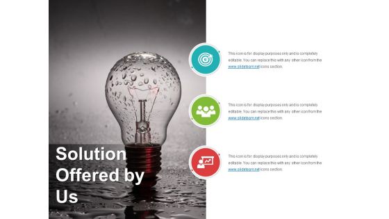 Solution Offered By Us Ppt PowerPoint Presentation Summary Brochure