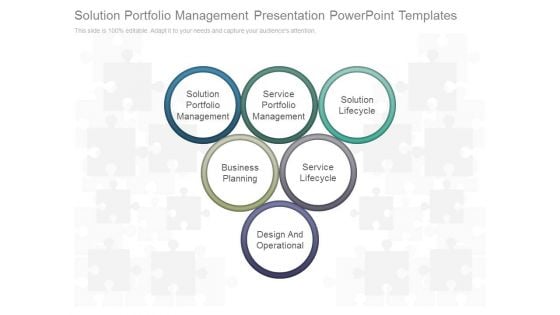 Solution Portfolio Management Presentation Powerpoint Templates