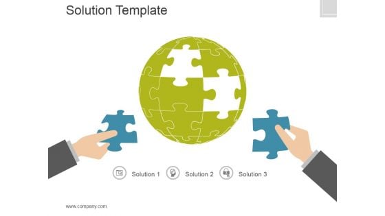 Solution Template Ppt PowerPoint Presentation Background Image