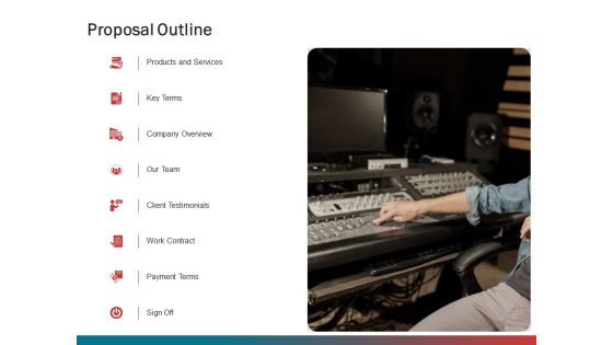 Sound Production Firm Agreement Proposal Proposal Outline Ppt Model Outfit PDF Sound Production Firm Agreement Proposal Proposal Outline Ppt Model Outfit PDF