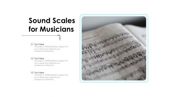 Sound Scales For Musicians Ppt PowerPoint Presentation Infographics Example File PDF